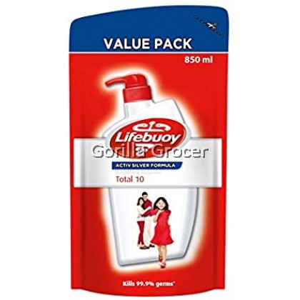 Lifebuoy Antibacterial Bodywash "Total 10" - 850ml refill pouch